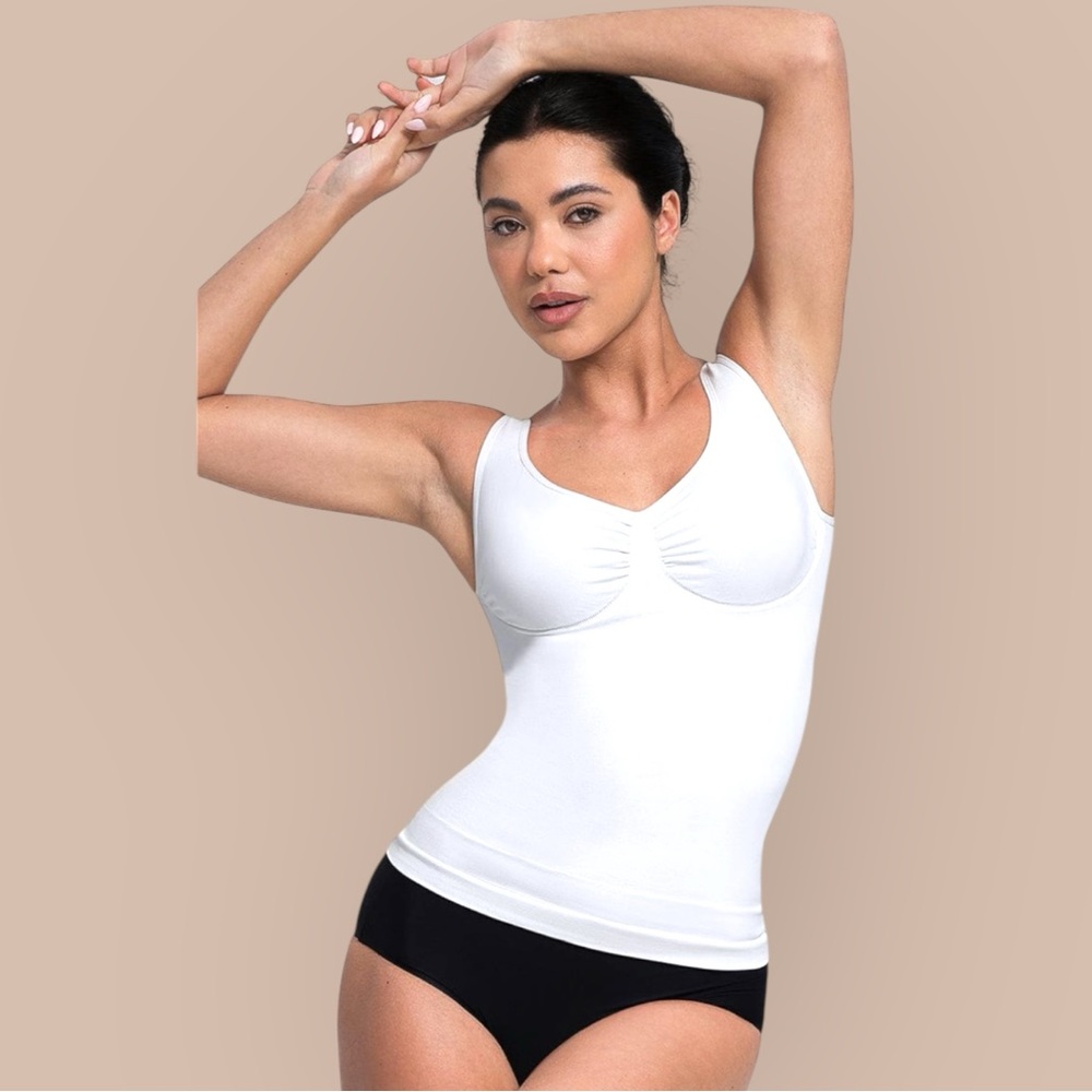 Woman Ocean White Tank Top